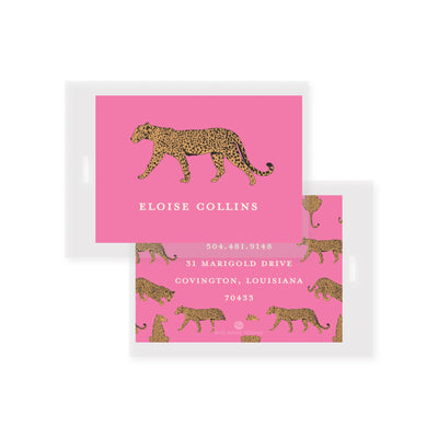 Cheetah Bag Tag