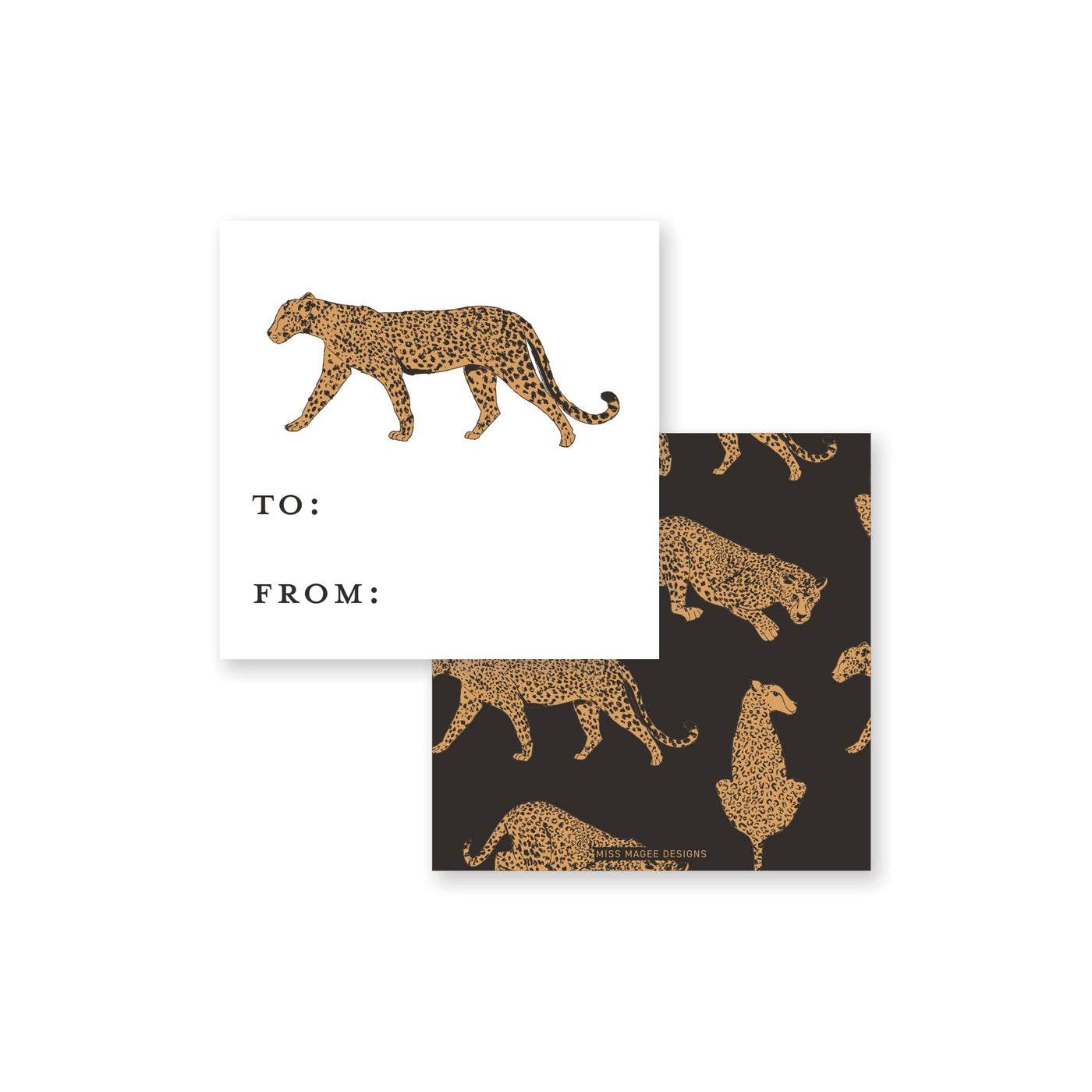 Cheetah To • From Sticker