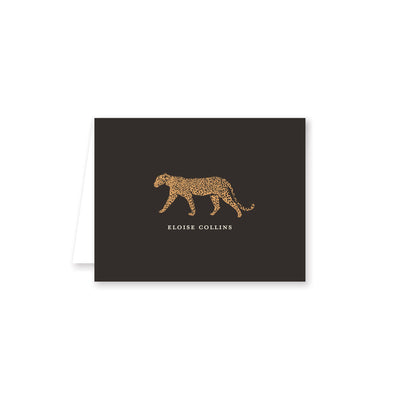 Cheetah Single Folded Note Card