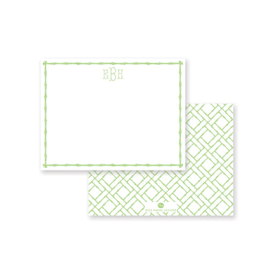 Bamboo Pattern Note Card