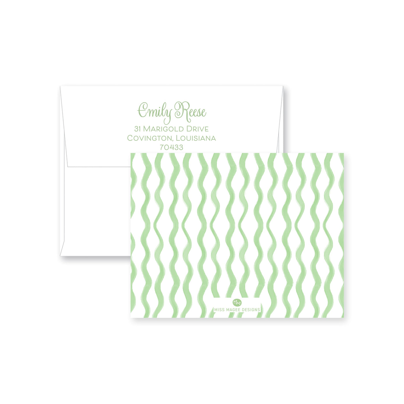 Whimsy Flowers Note Card