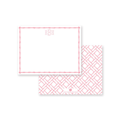 Bamboo Pattern Note Card