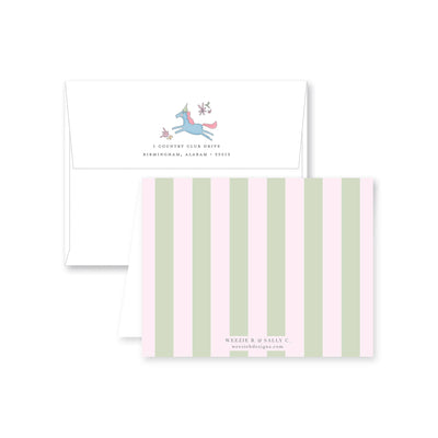 Magical Pony Folded Note Card