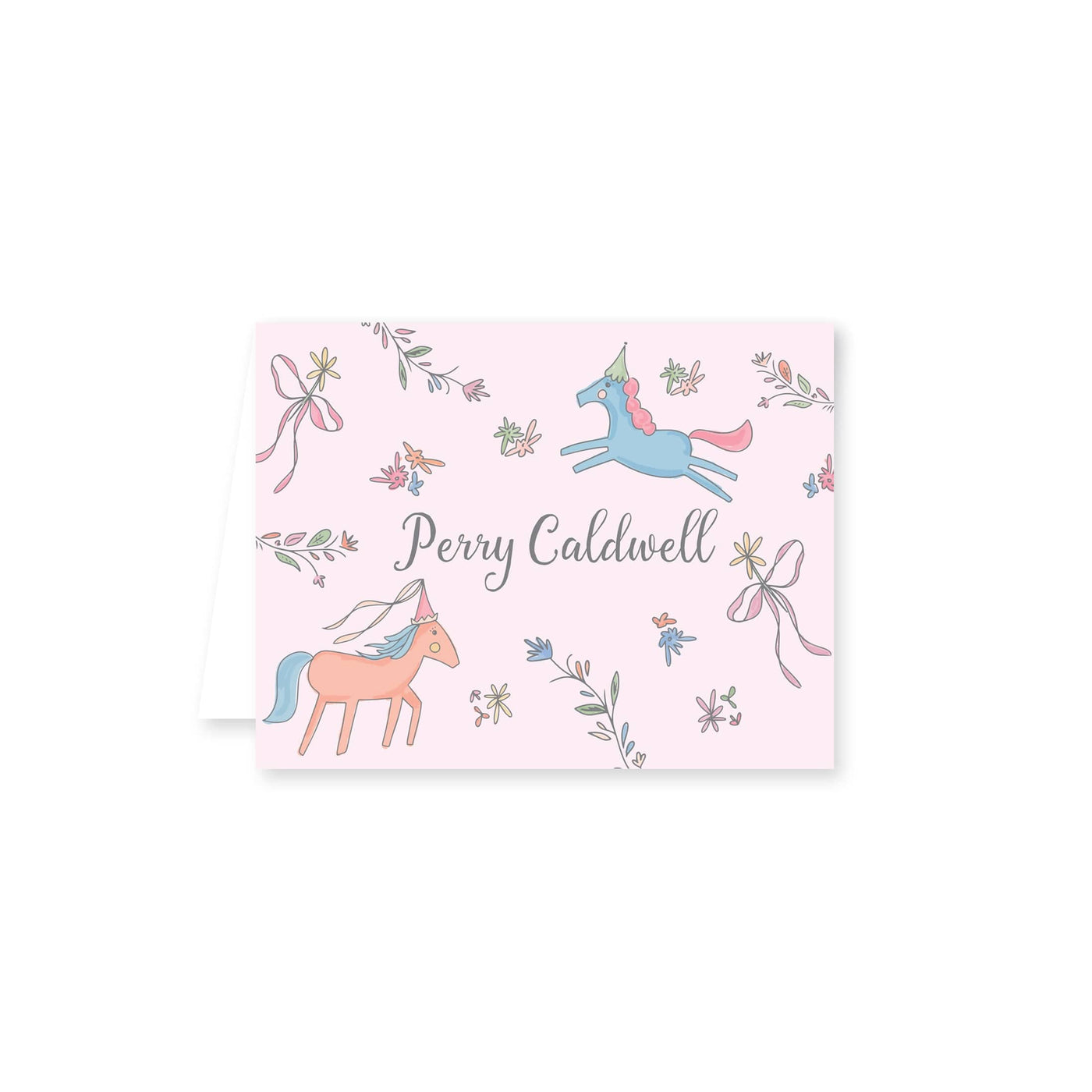 Magical Pony Folded Note Card