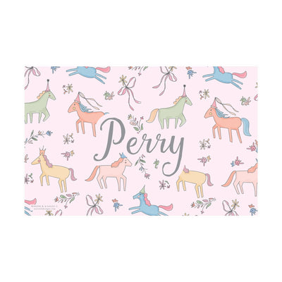 Magical Pony Watercolor Placemat