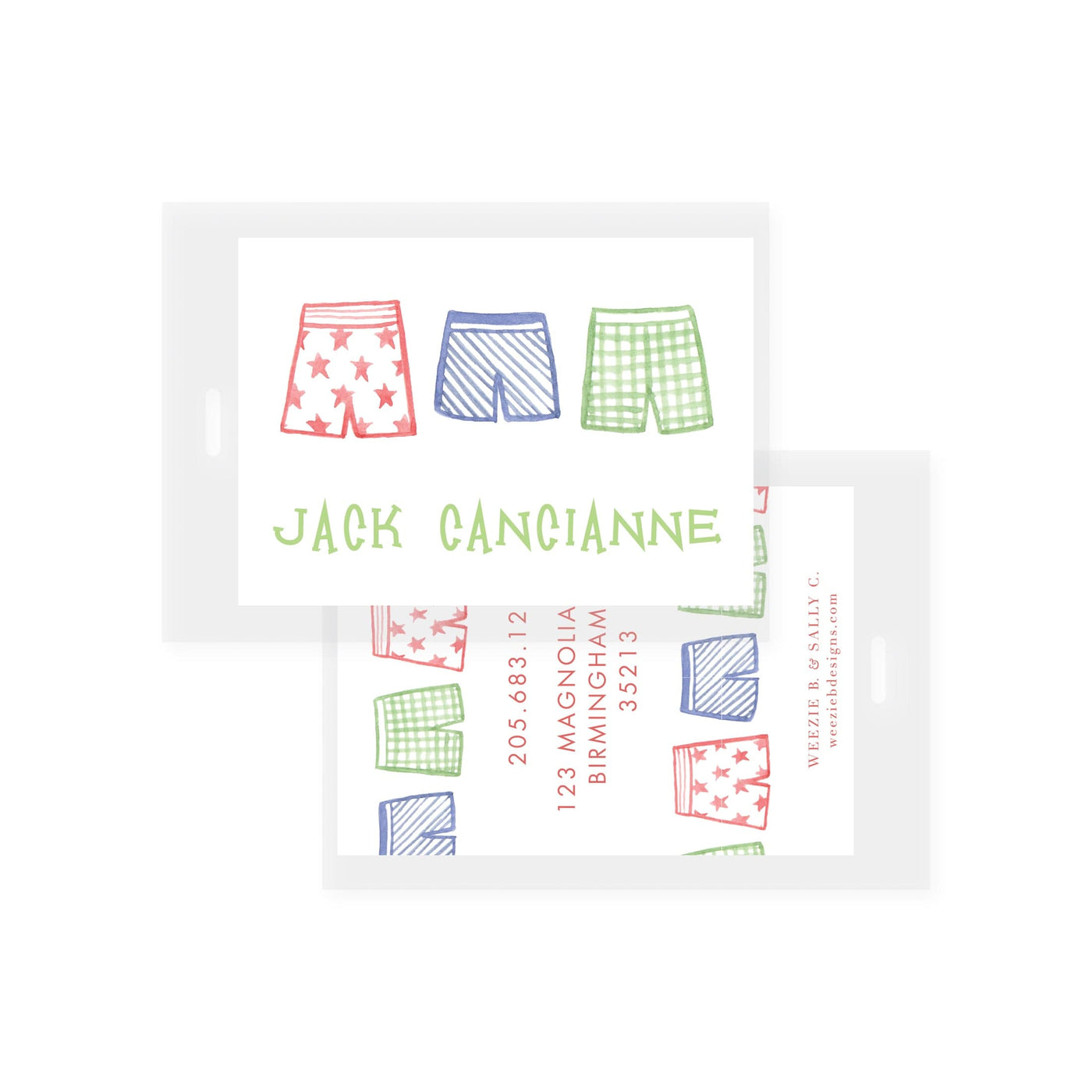 Make A Splash Bag Tag