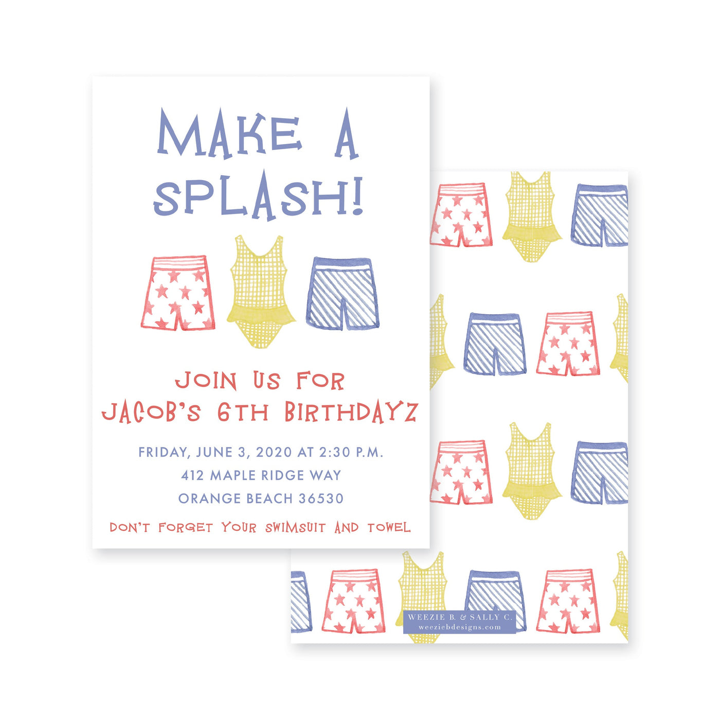 Make a Splash Birthday