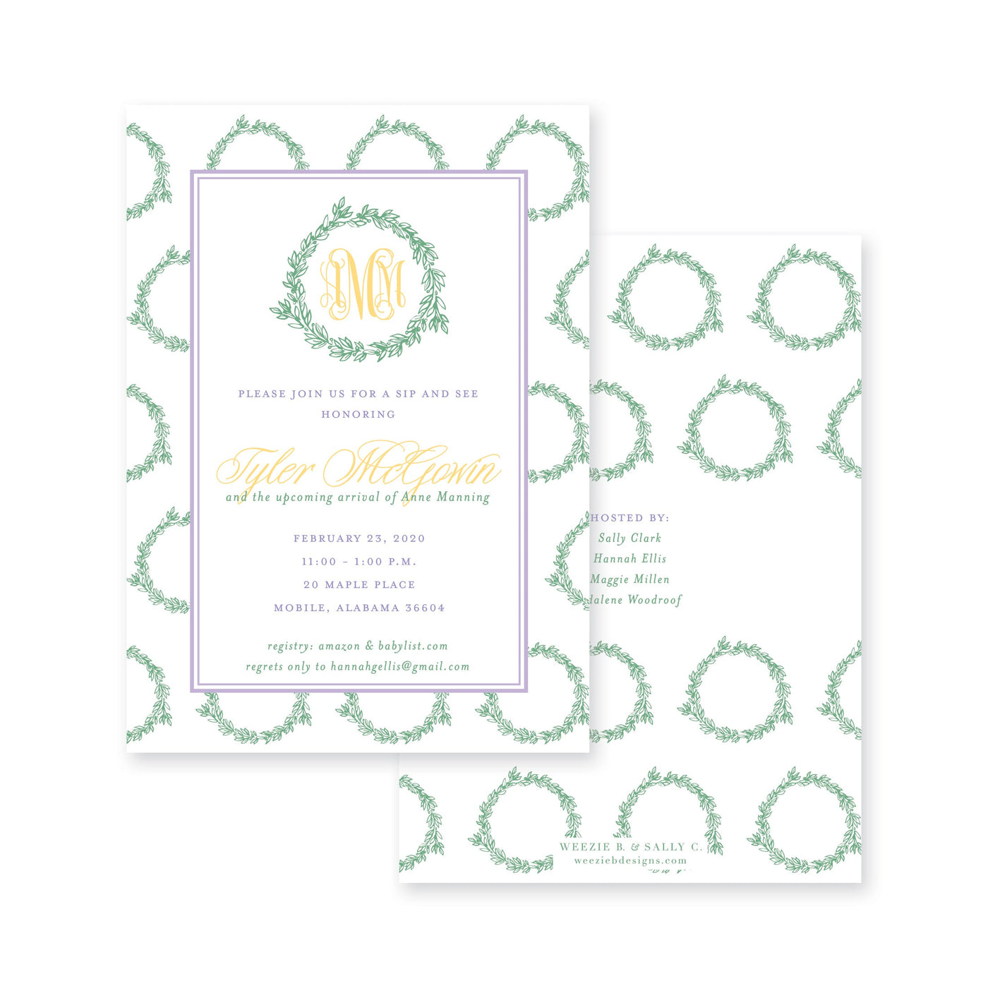 Mardi Gras Baby Shower
