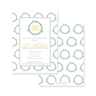 Weezie B. Designs | Mardi Gras Baby Shower