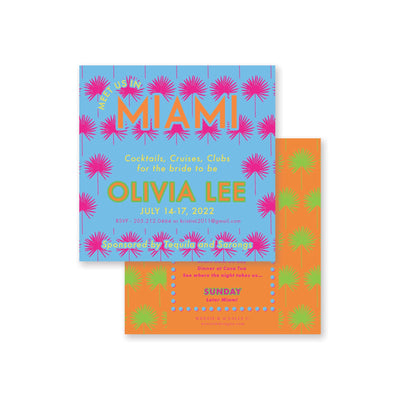 Miami Palm Fun Bachelorette
