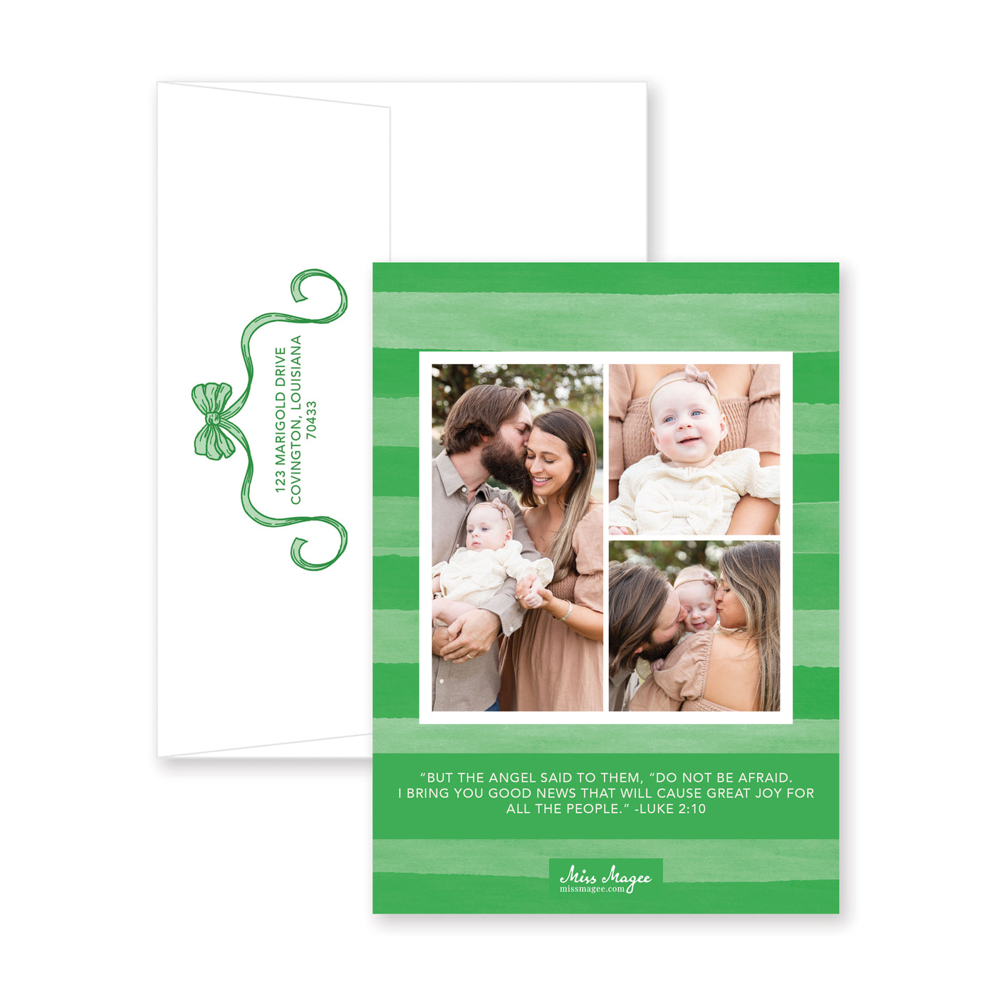 Antique Frame Monochrome Christmas Card