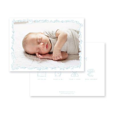 Nursery Frame II Birth Announcement