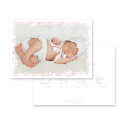 Nursery Frame II Birth Announcement