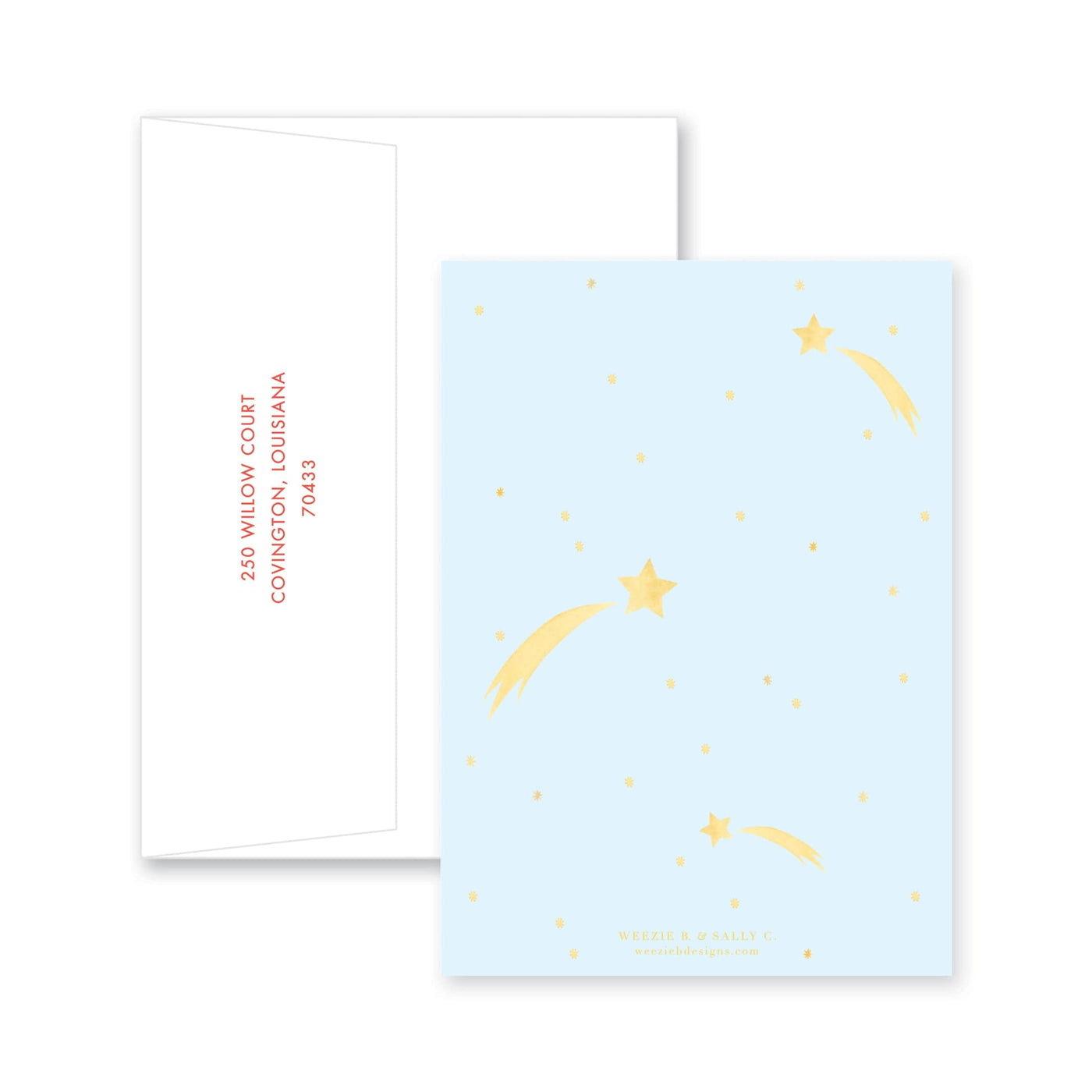 Weezie B. Designs | Outer Space Birthday Invitation