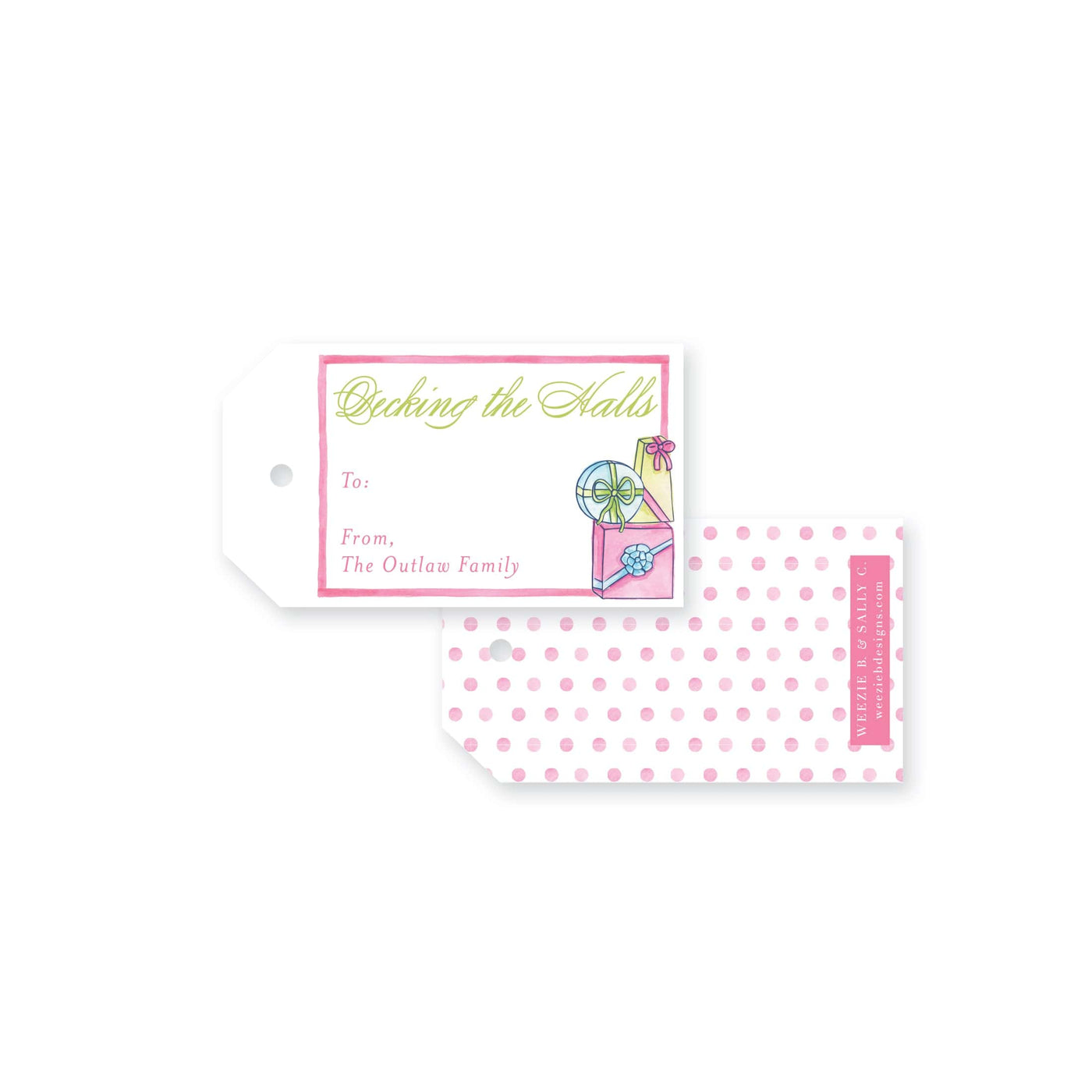 Fun Presents Christmas Tag