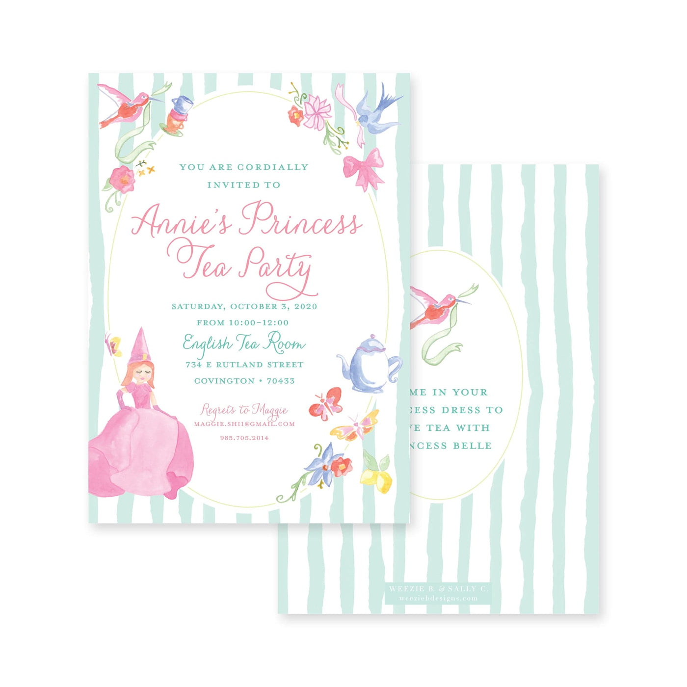 Princess Tea Party Birthday