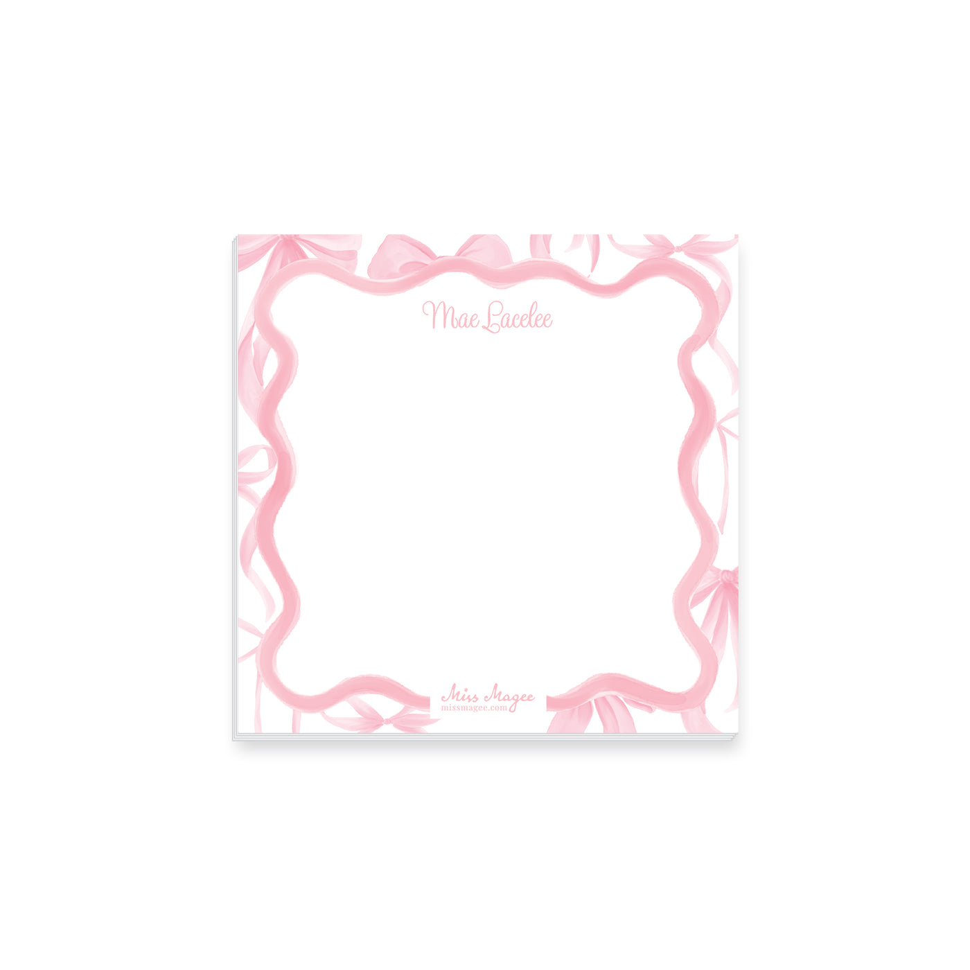 Big Bows Notepad