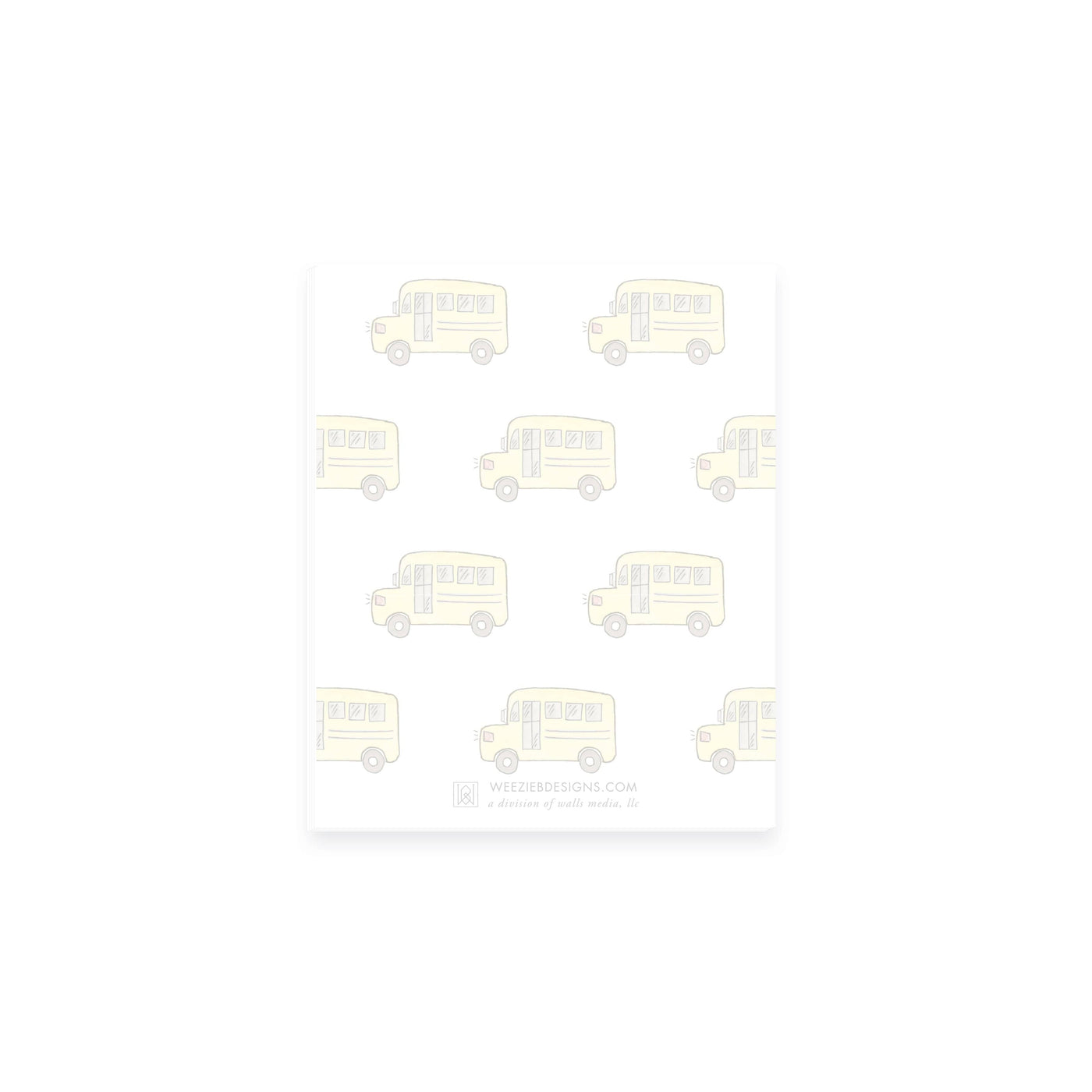 School Bus Notepad