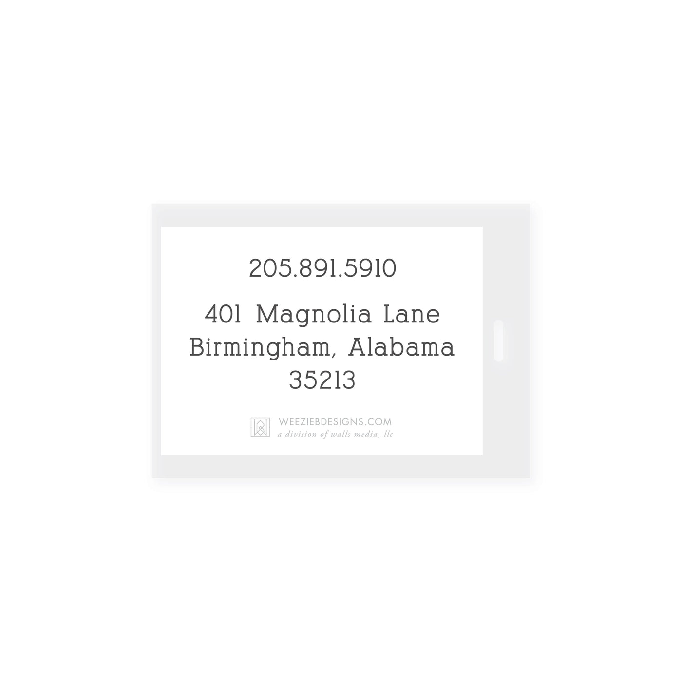 School Bus Bag Tag (2 min)