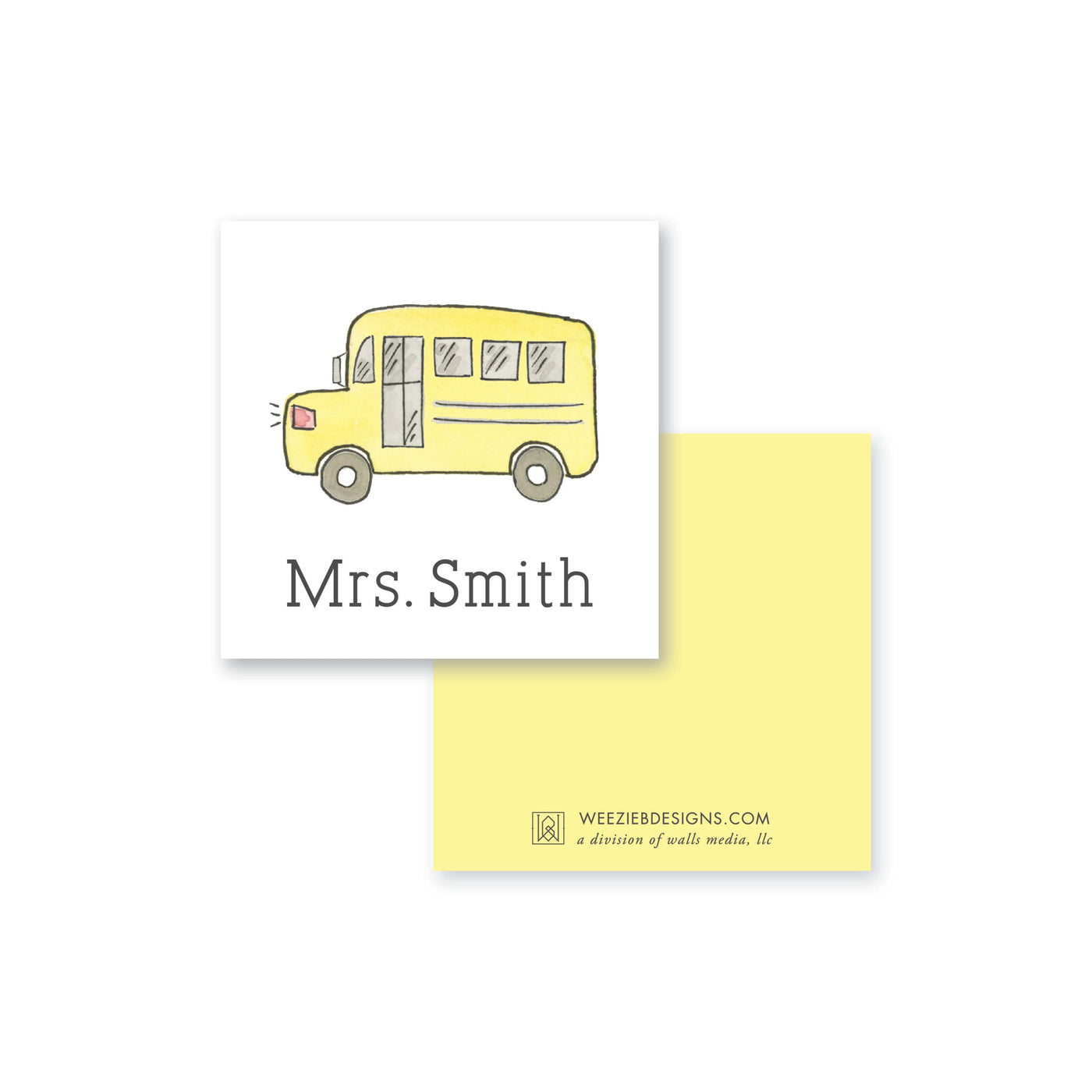 School Bus Sticker