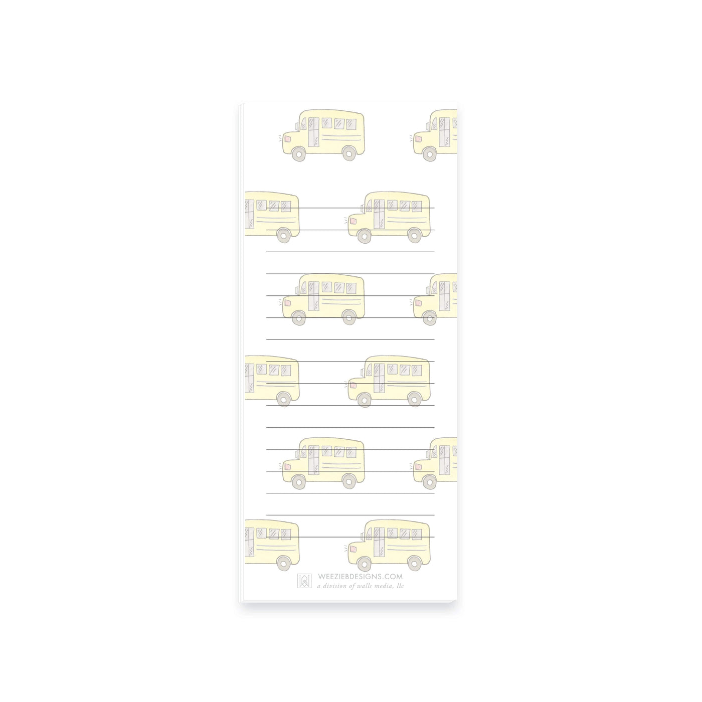 School Bus Notepad