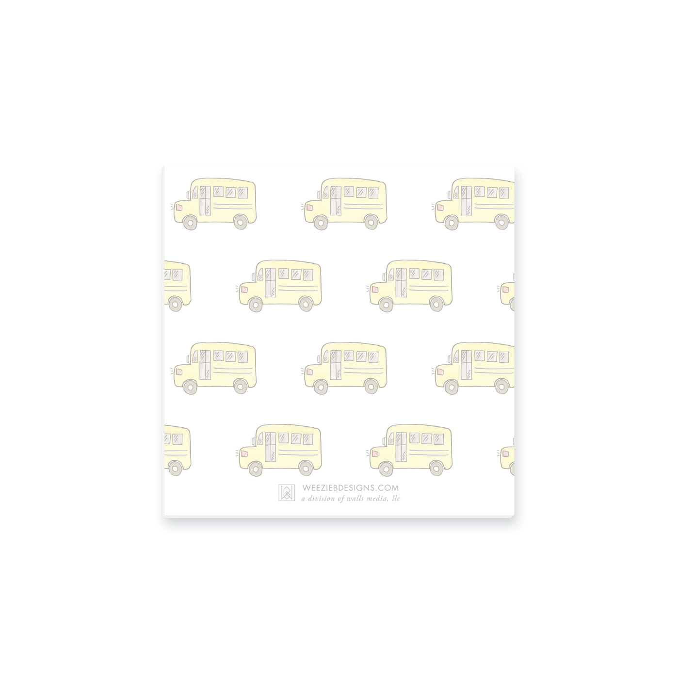 School Bus Notepad
