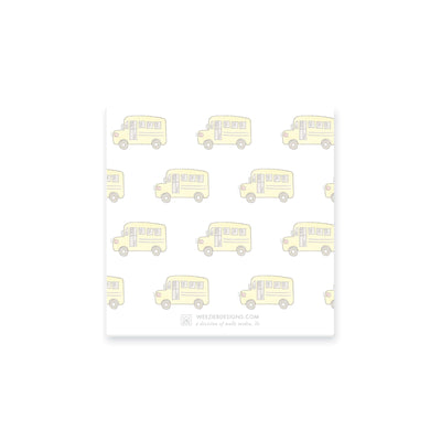 School Bus Notepad