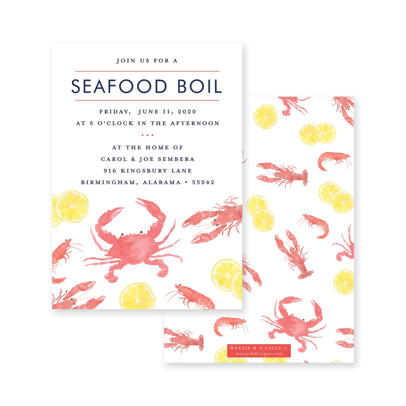 Seafood Boil Engagement