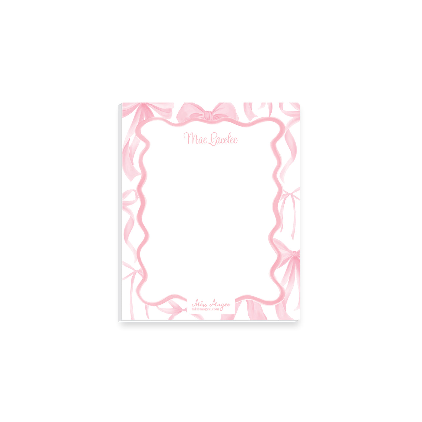 Big Bows Notepad