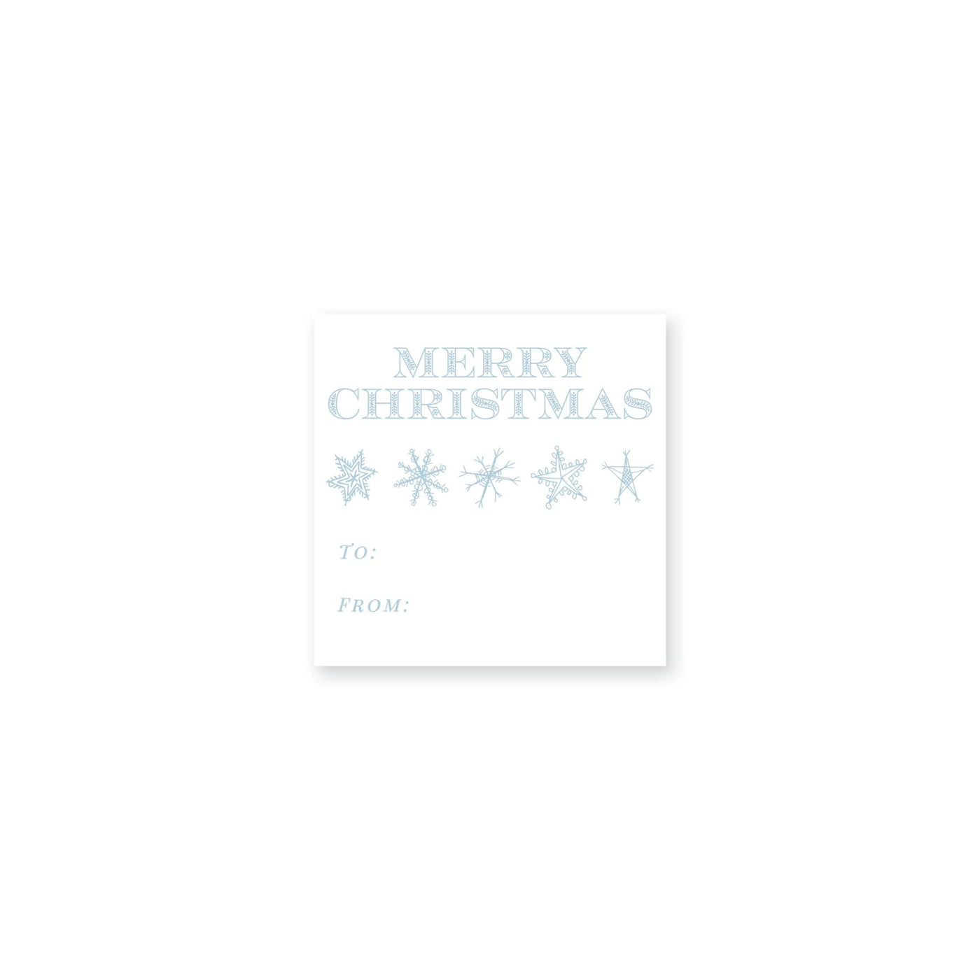 Snowflake Christmas Stickers