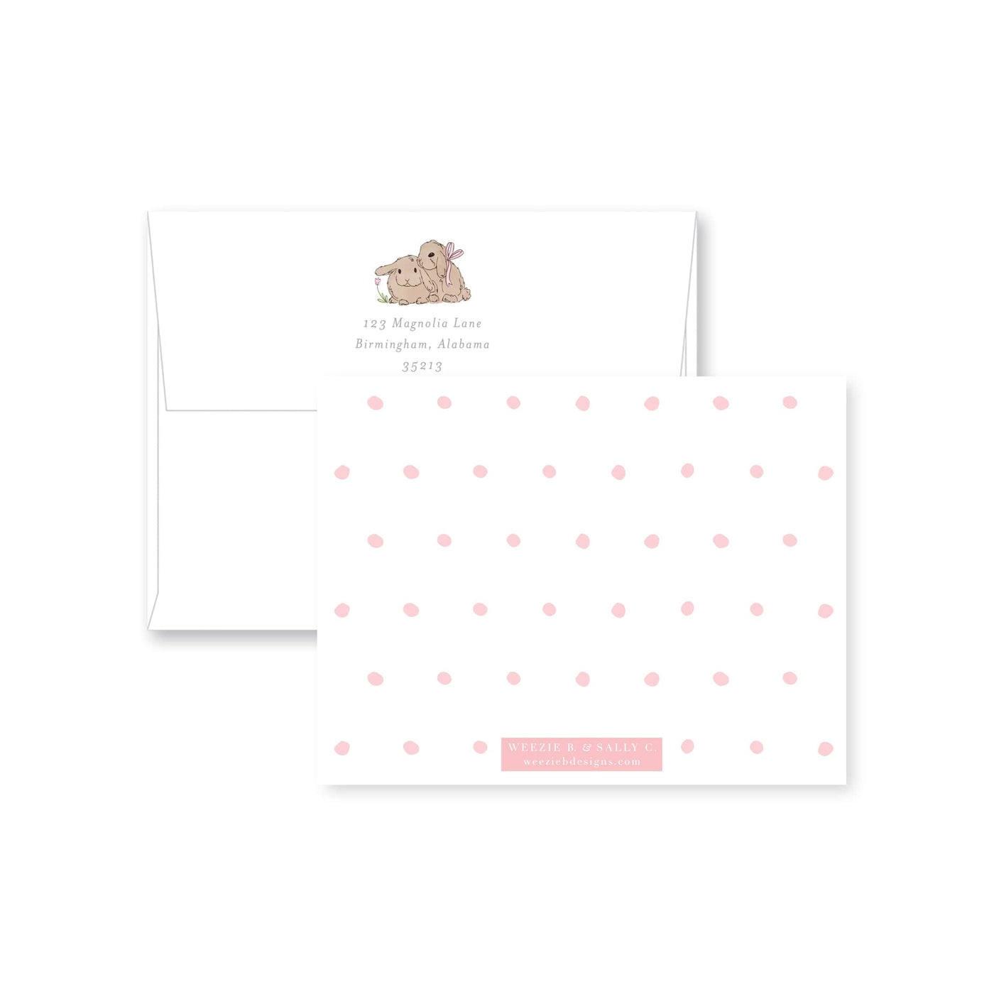 Some Bunny Flat Note Card