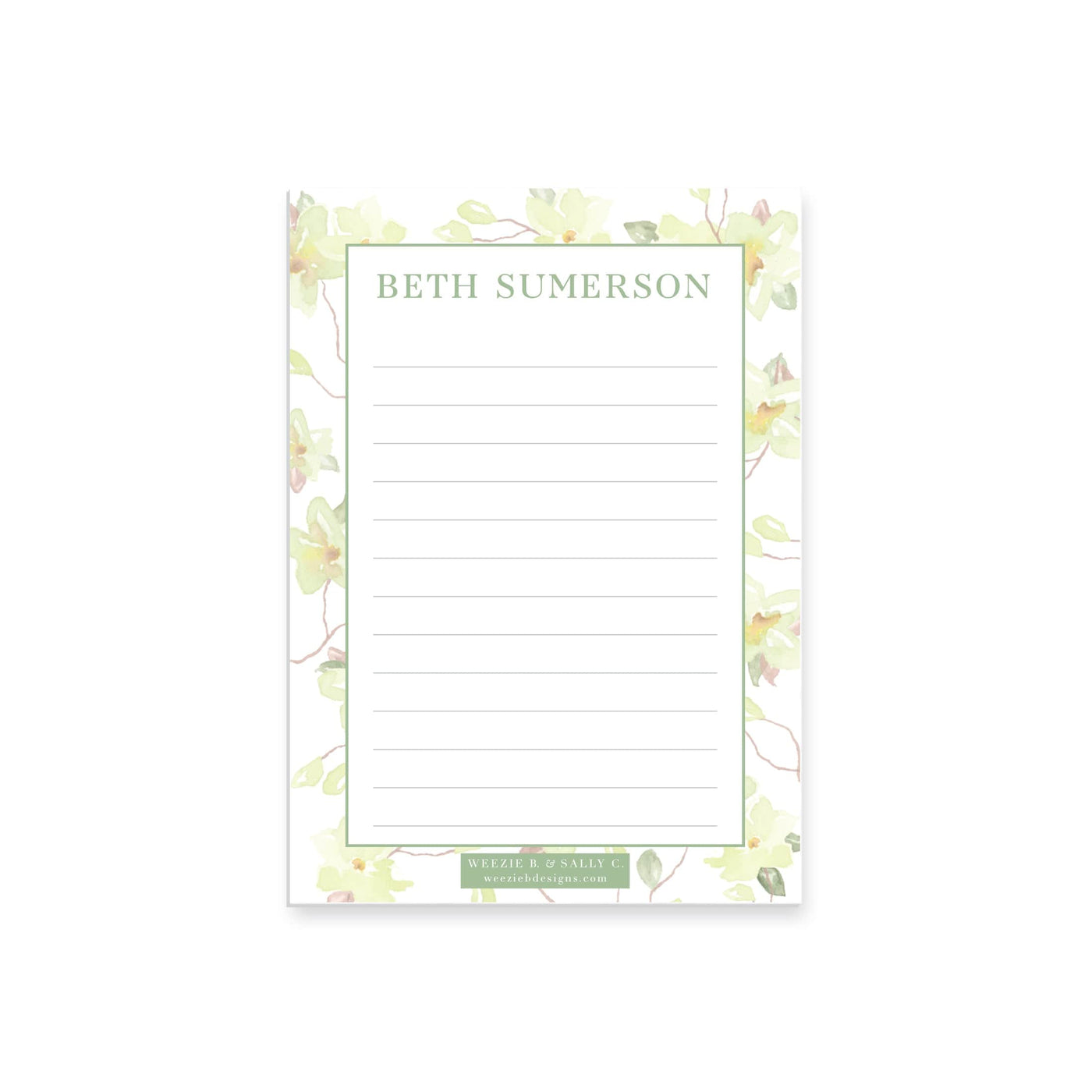 Southern Magnolia Notepad
