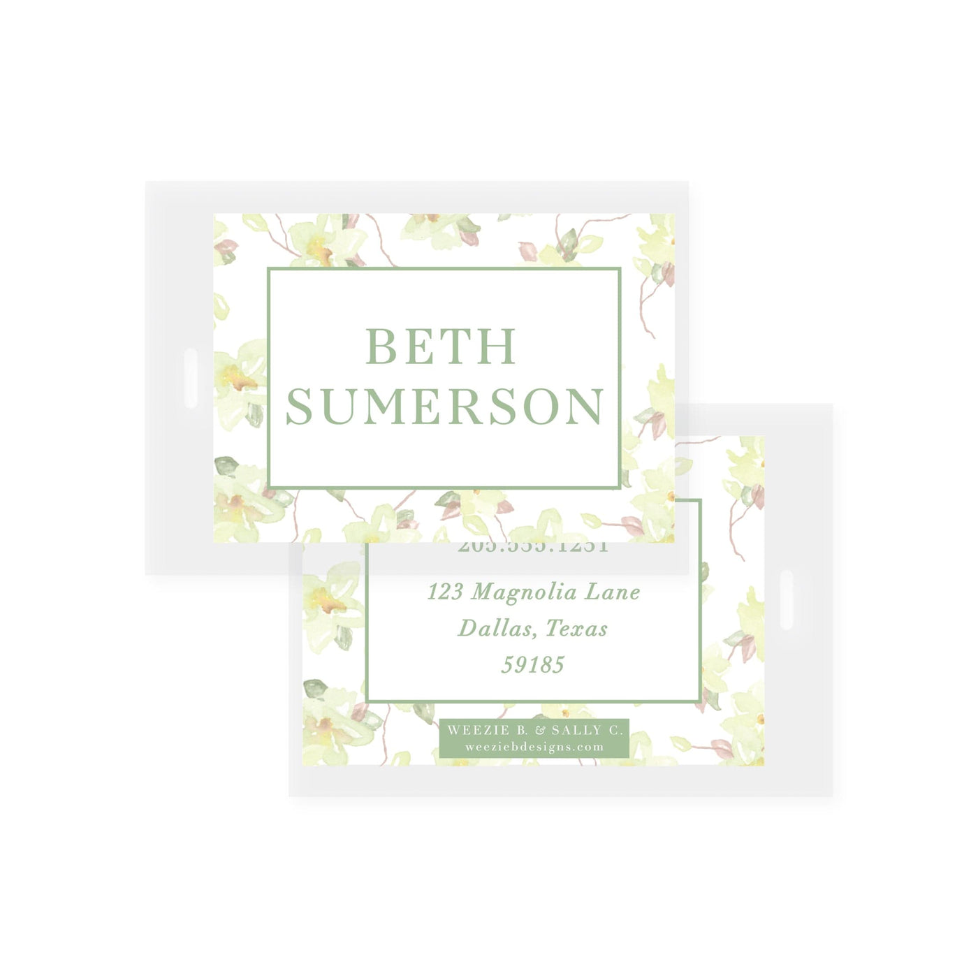 Southern Magnolia Bag Tag (2 min)