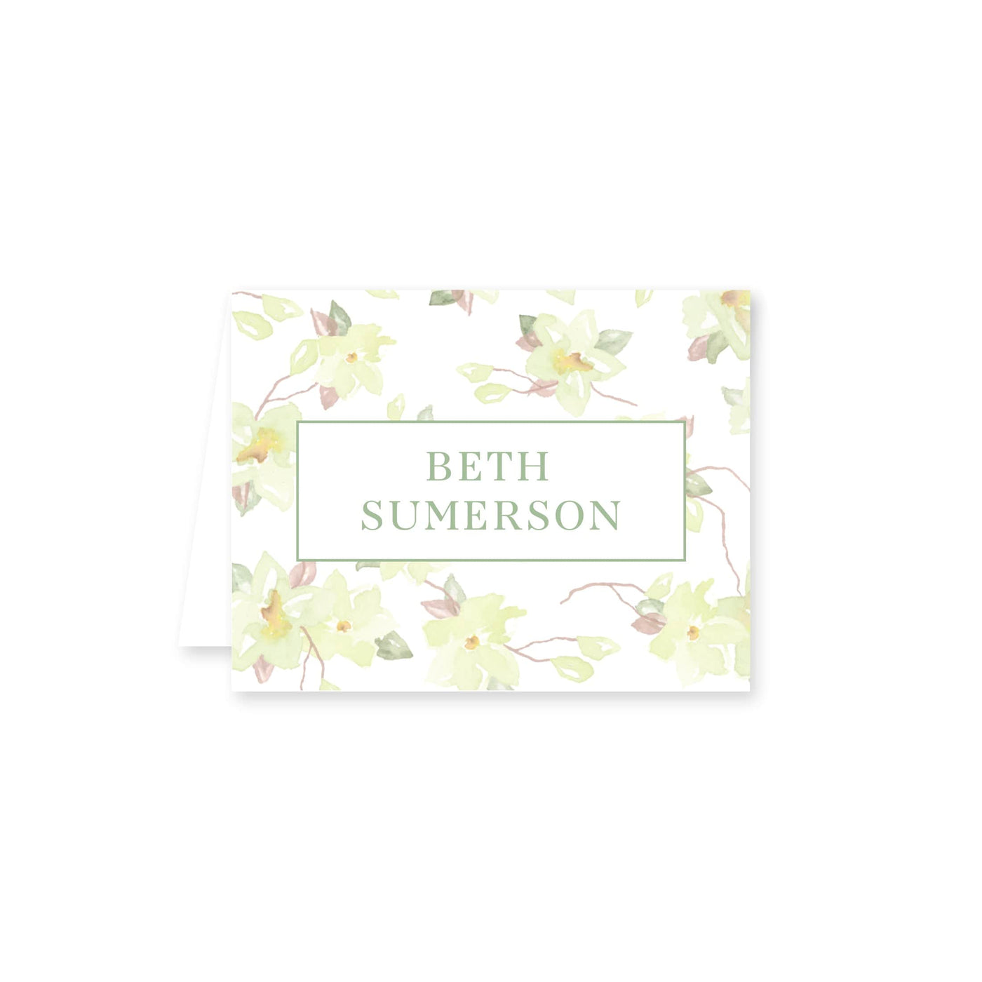 Southern Magnolia Folded Note Card