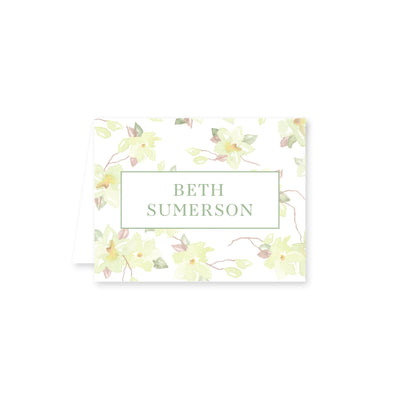 Southern Magnolia Folded Note Card