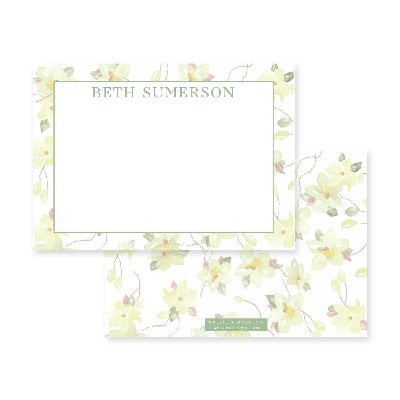 Southern Magnolia Flat Note Card