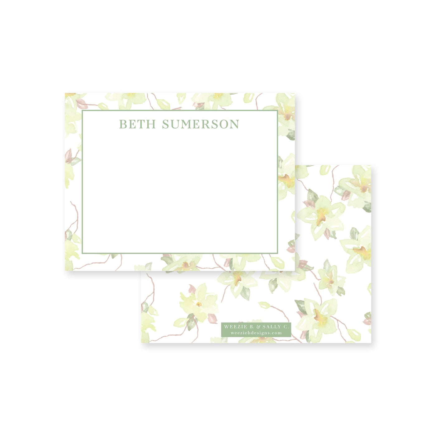 Southern Magnolia Flat Note Card