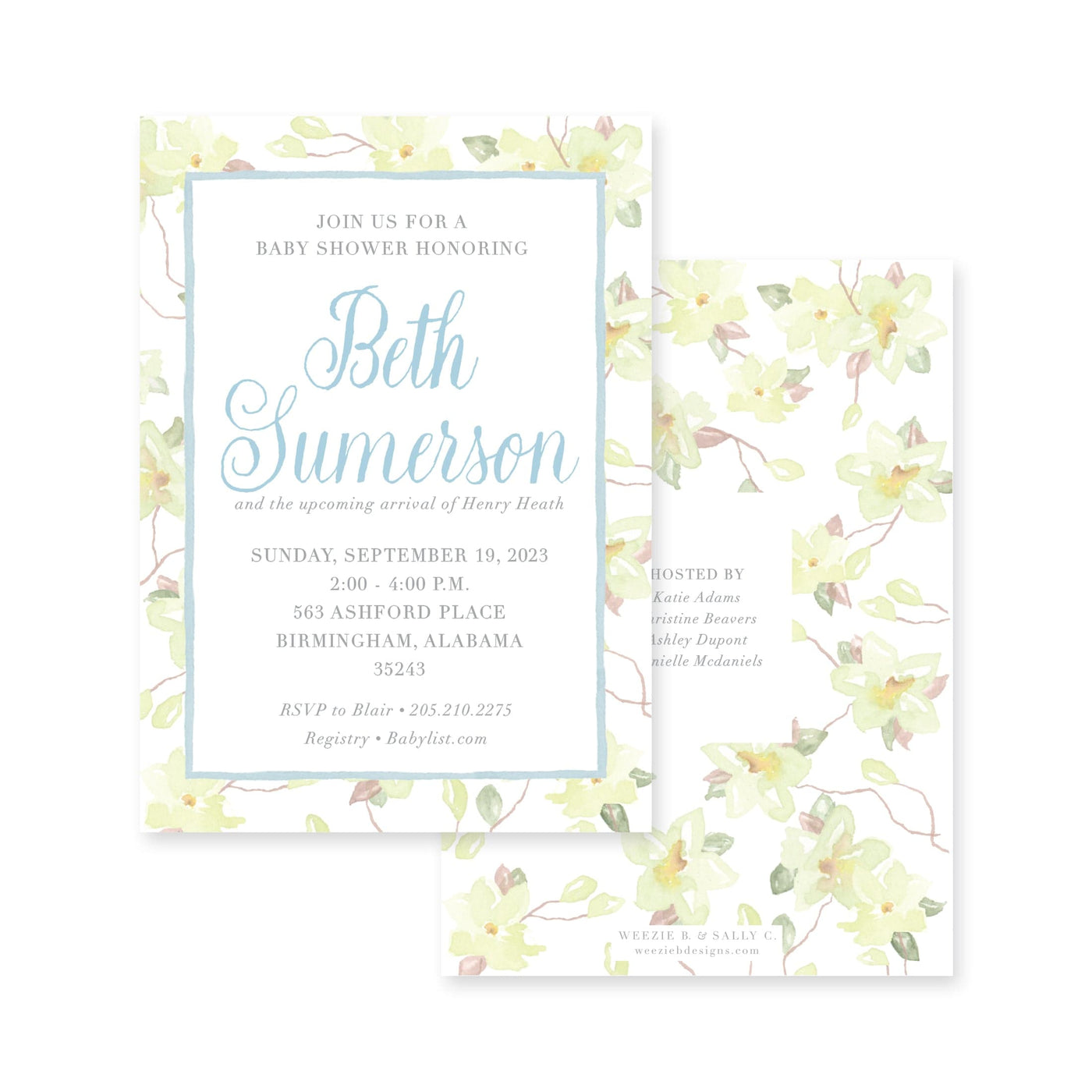 Southern Magnolia Baby Shower