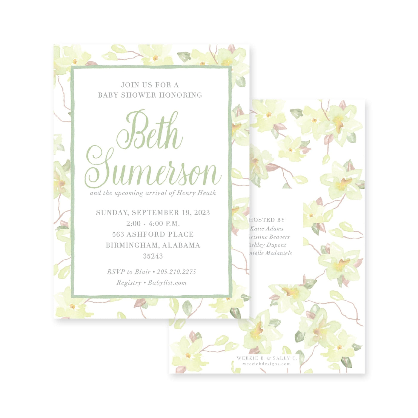 Southern Magnolia Baby Shower