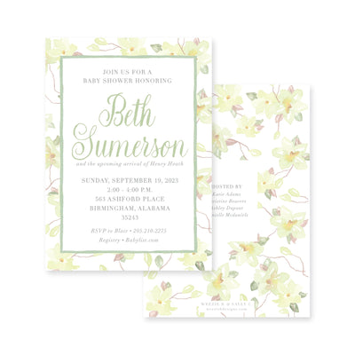 Southern Magnolia Baby Shower