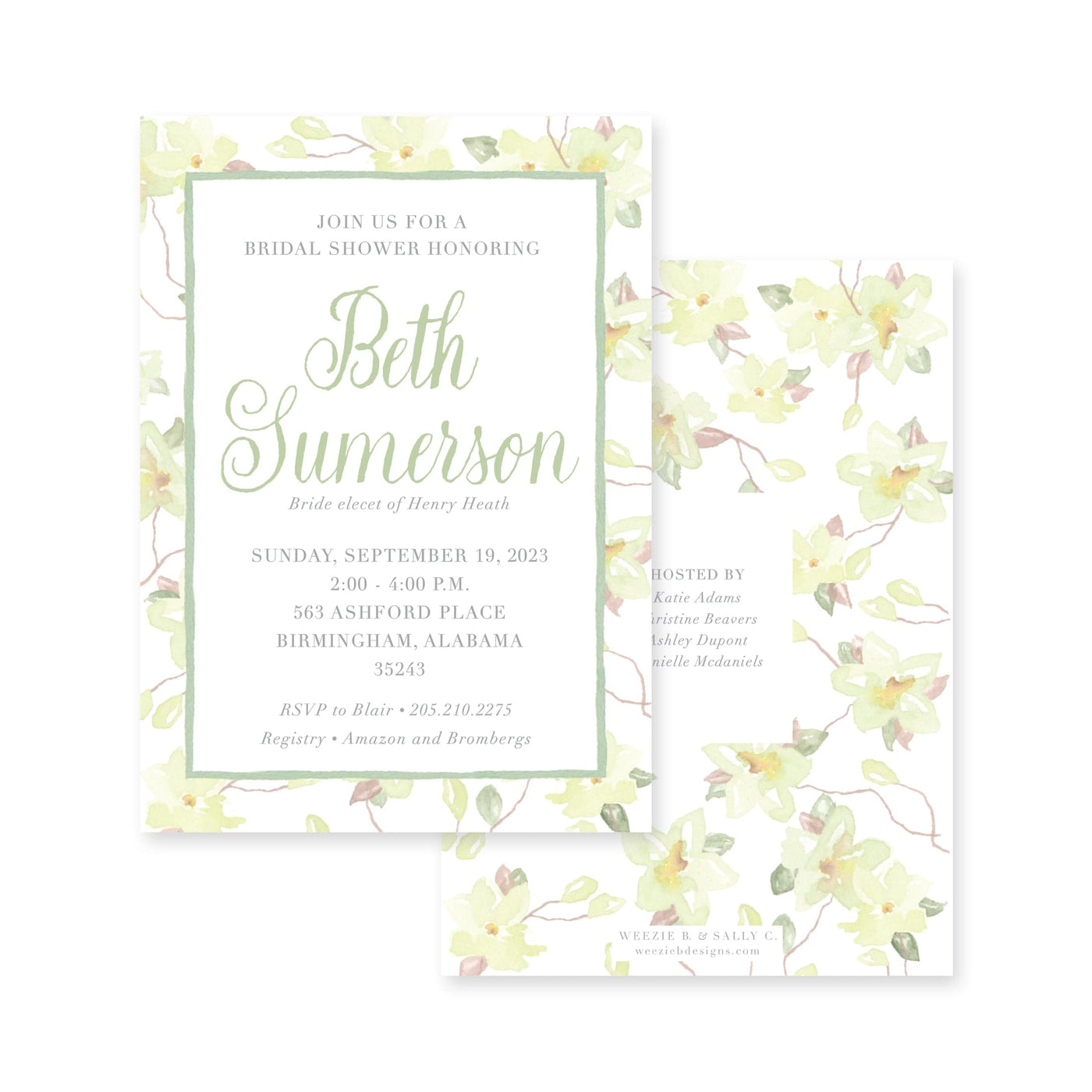 Southern Magnolia Bridal Shower