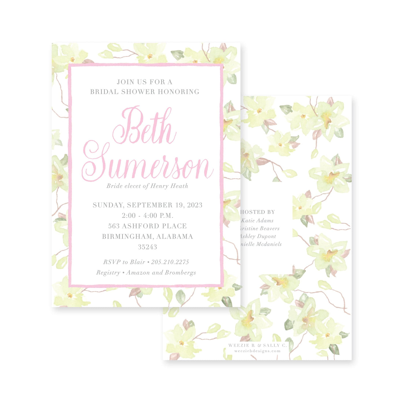 Southern Magnolia Bridal Shower