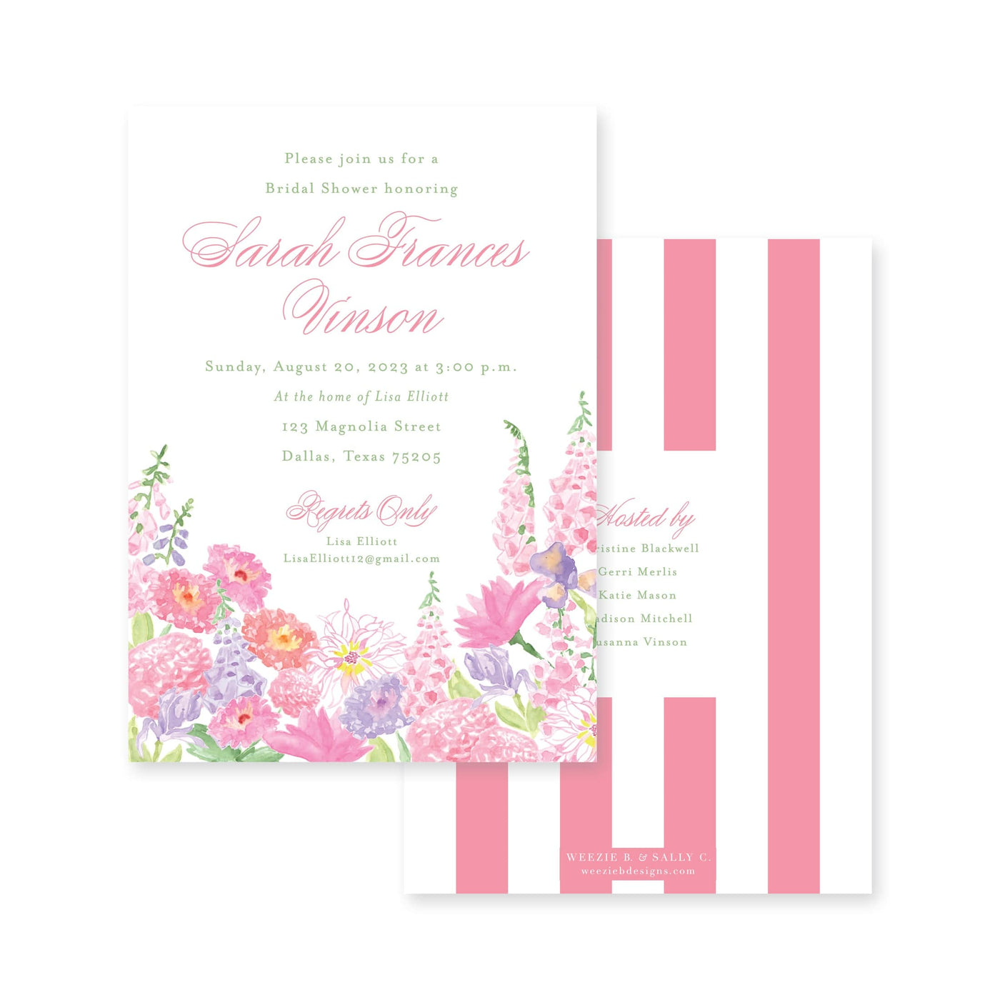 Spring Wild Flower Bridal Shower