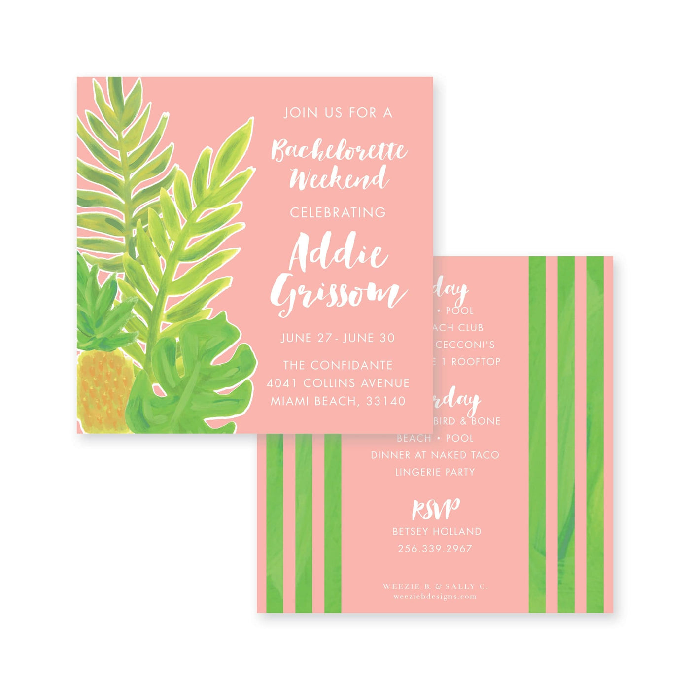 Square Palm Bachelorette