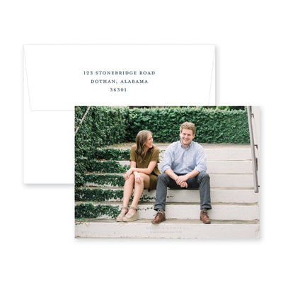Stately With Photo Save-the-Date
