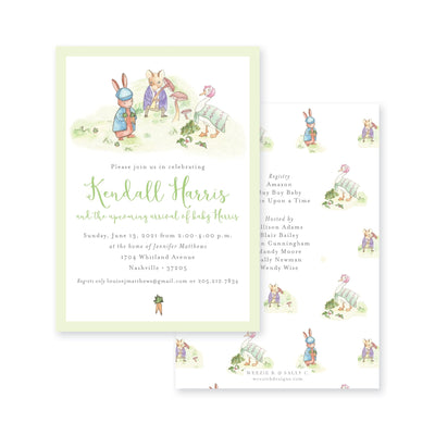 Story Book Rabbit Baby Shower