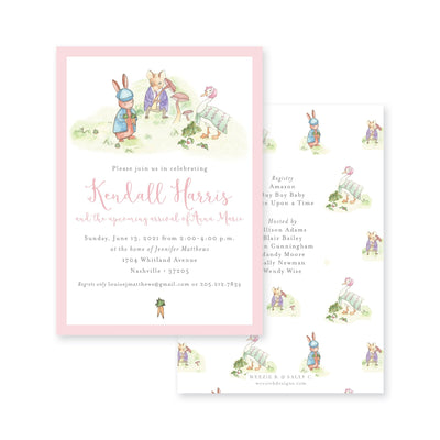 Story Book Rabbit Baby Shower
