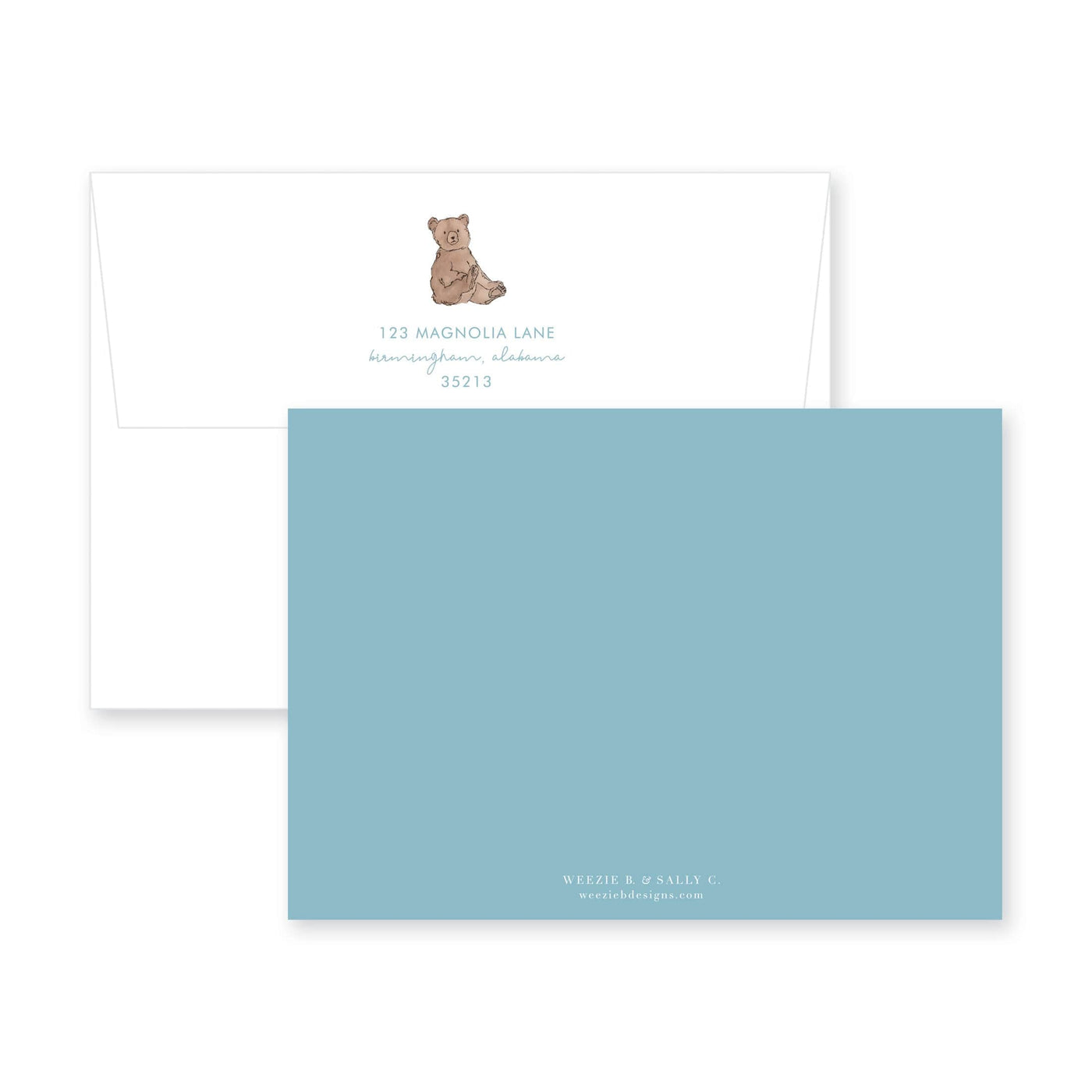 Teddy Bear Birth Announcement