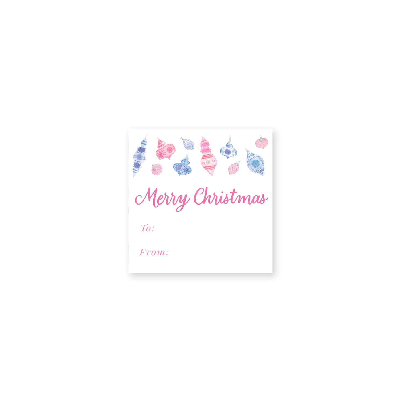 Vintage Chinoiserie Ornaments Christmas Stickers