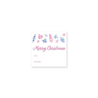 Vintage Chinoiserie Ornaments Christmas Stickers